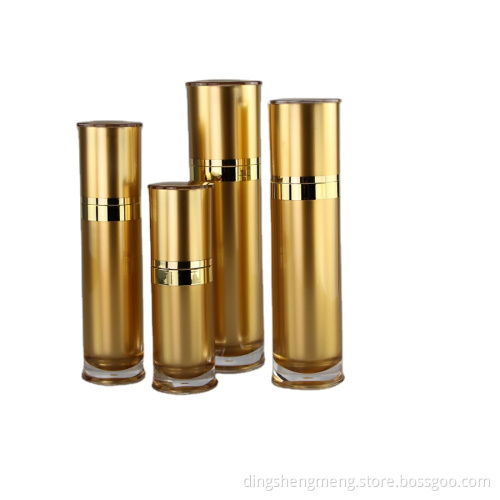 low moq Freshener bottle plastic acrylic cream bottle makeup packaging
